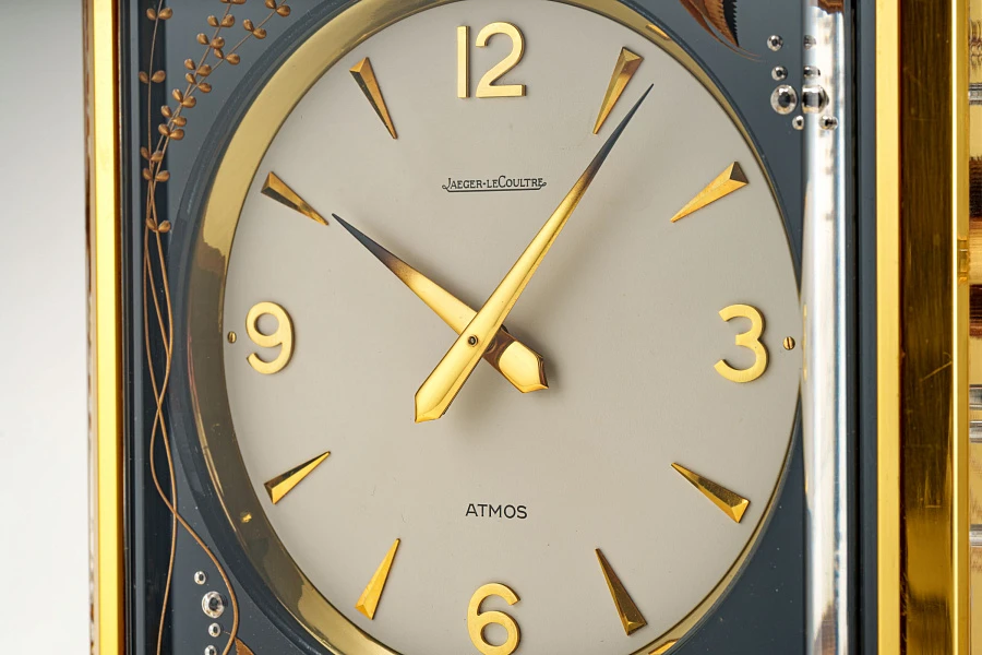 Atmos Table Clock with Intricate Decorations