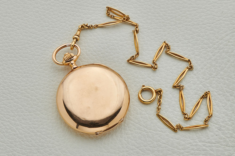 18k Rose Gold Pocket Watch