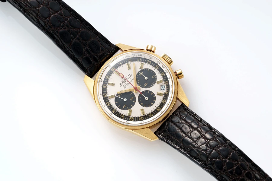 El Primero Chronograph Ref. G381 in 18k Yellow Gold