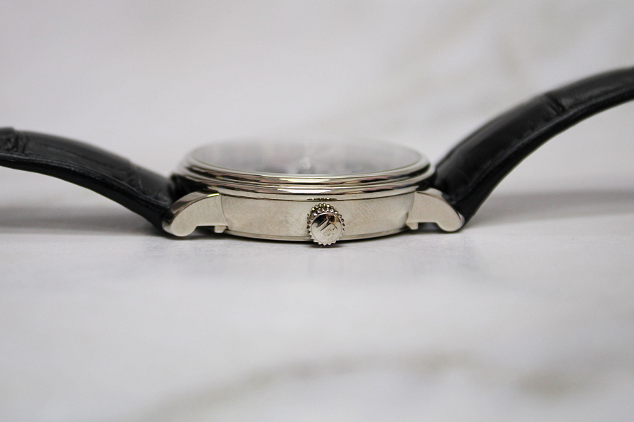 Villeret Quantième Complet in White Gold