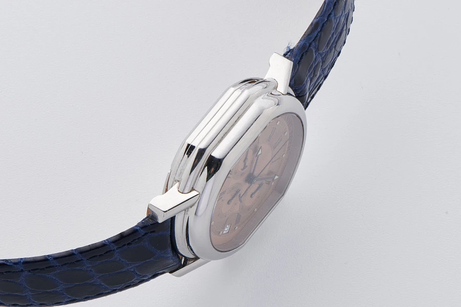 El Primero Chronograph Ref. 247 with Salmon Dial in Stainless Steel