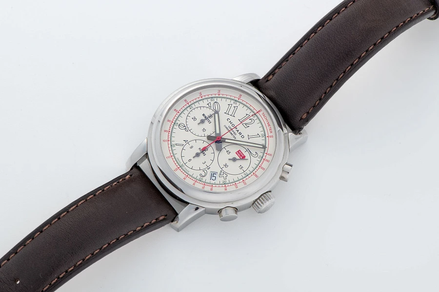 White Dial Mille Miglia Limited Edition Ref. 8511 in Stainless Steel