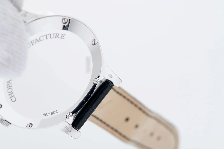 L.U.C Ultra Thin Watch with Micro Rotor Ref. 16/1902 in 18k White Gold