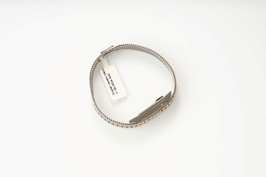Duoplan Jewelry Watch in 18k White Gold