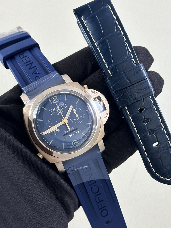 Luminor 1950 8 Days Chrono Monopulsante GMT Rose Gold 44mm Limited Edition