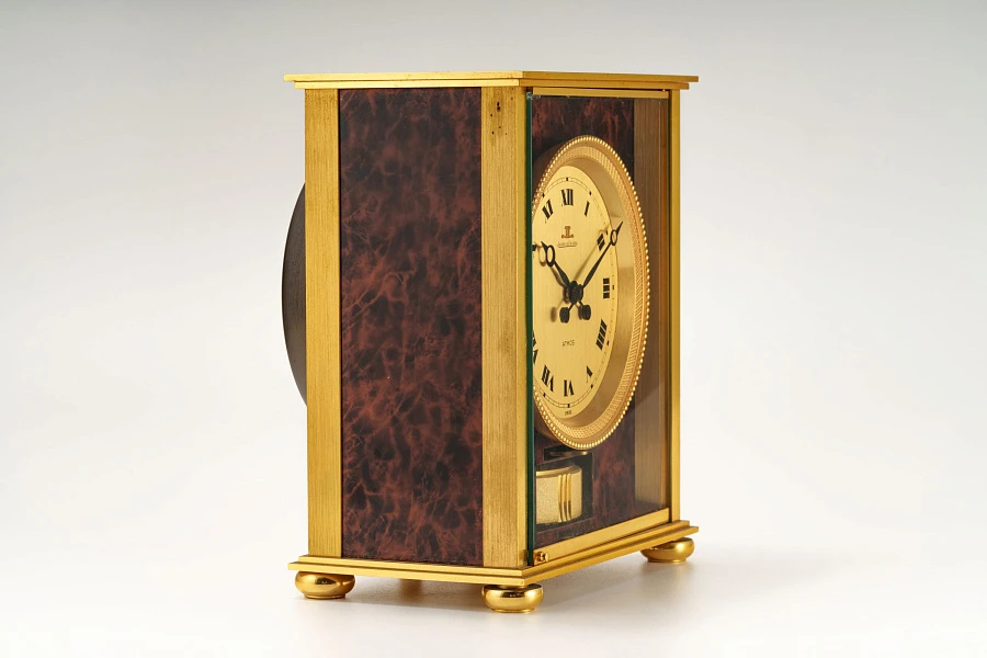 Atmos Table Clock in Tortoise Shell Style