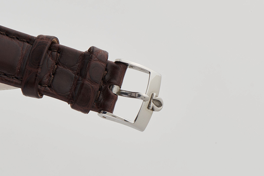 Bumper Automatic Steel Dress Watch with Patinated Dial