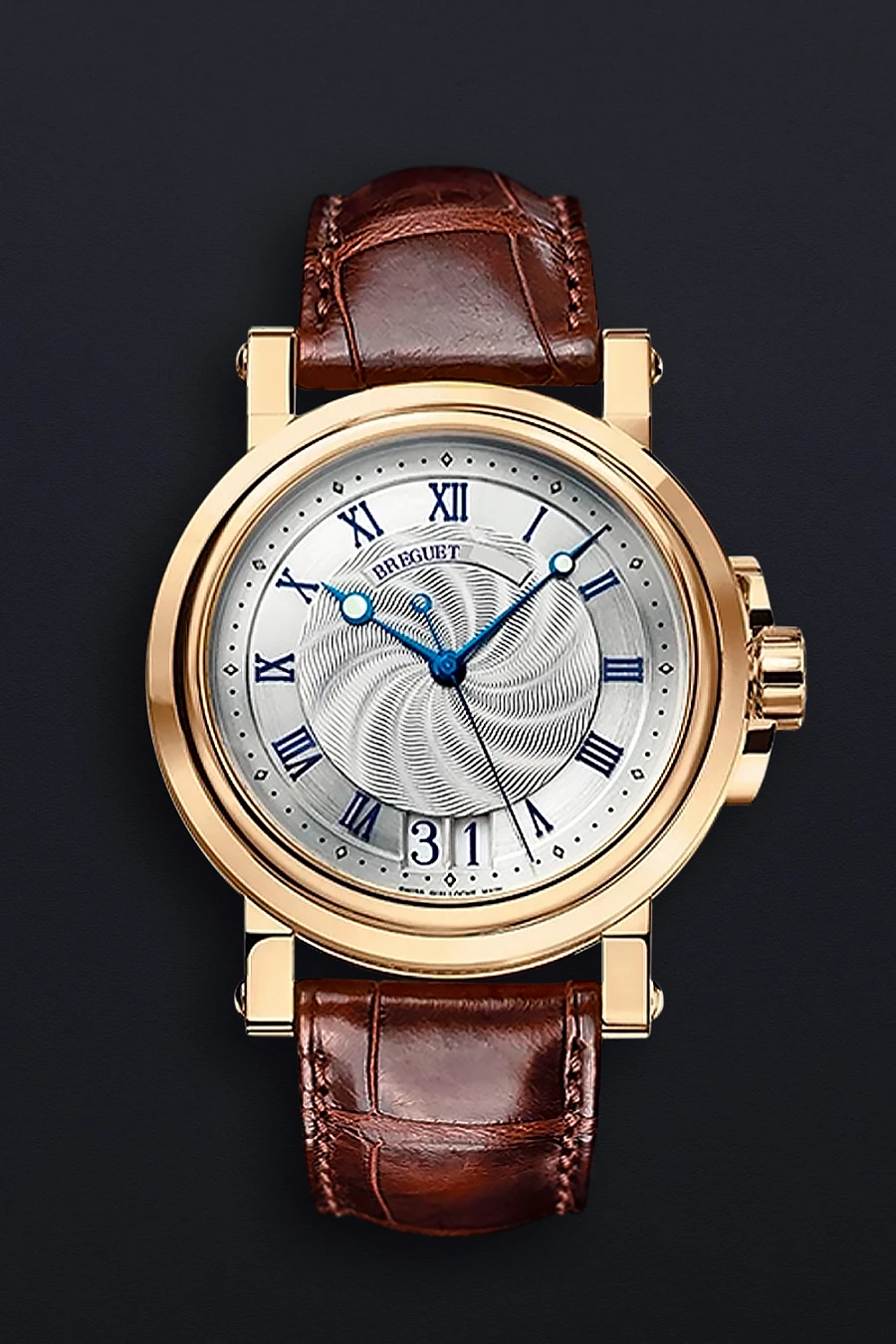 Marine Automatic Big Date Yellow Gold