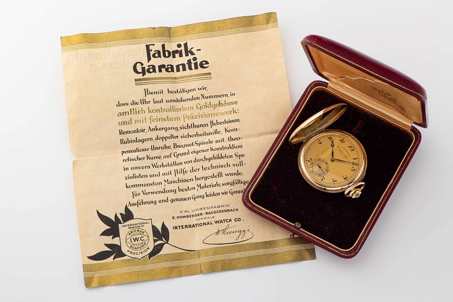 Chronomètre Pocket Watch in 14k Yellow Gold