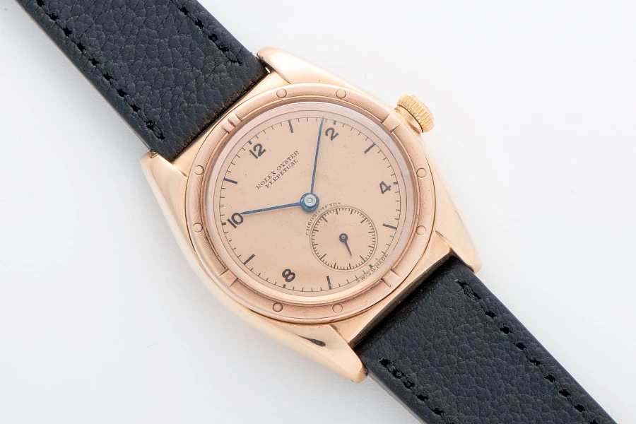 Oyster Perpetual Bubbleback Ref. 3131 in 14k Rose Gold