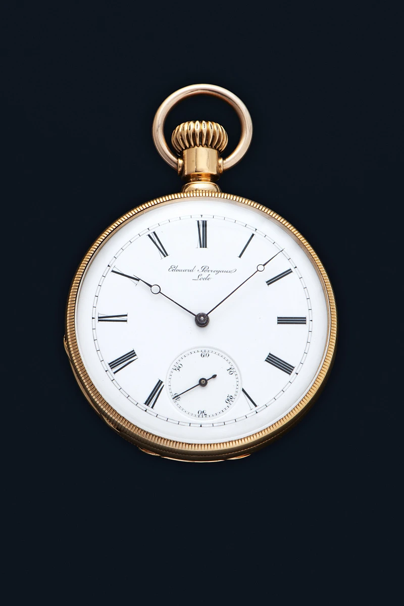 Pocket Watch in 18k Yellow Gold