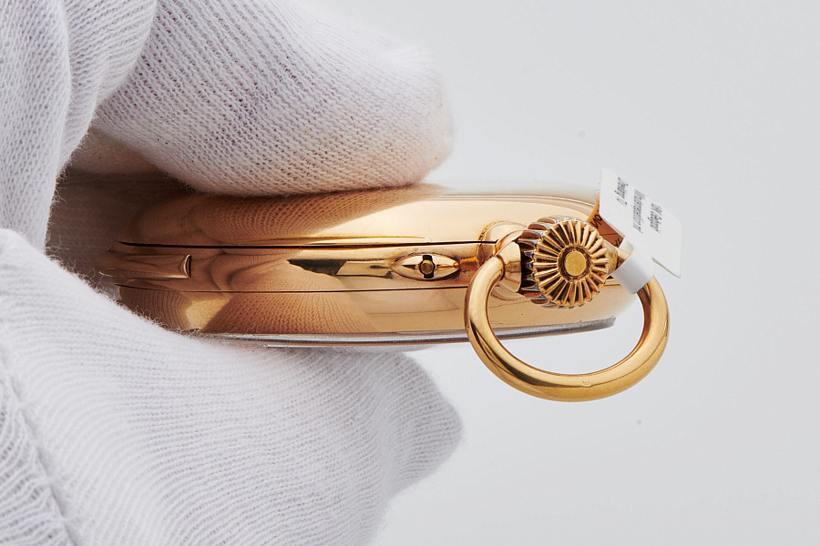 Triple Chime Minute Repeater Pocket Watch in 18k Yellow Gold