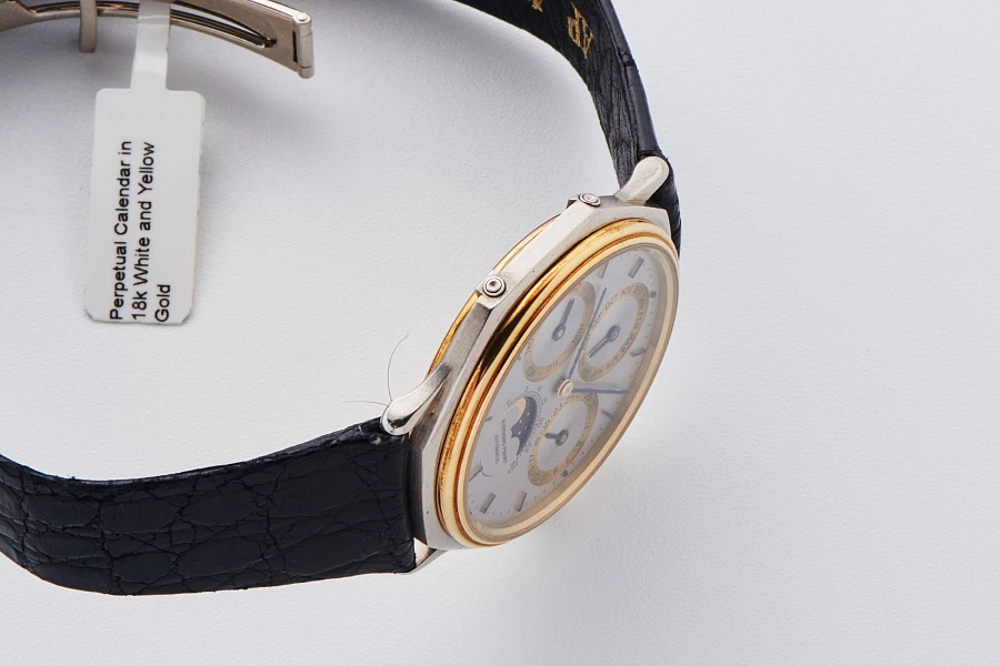 Perpetual Calendar in 18k White and Yellow Gold