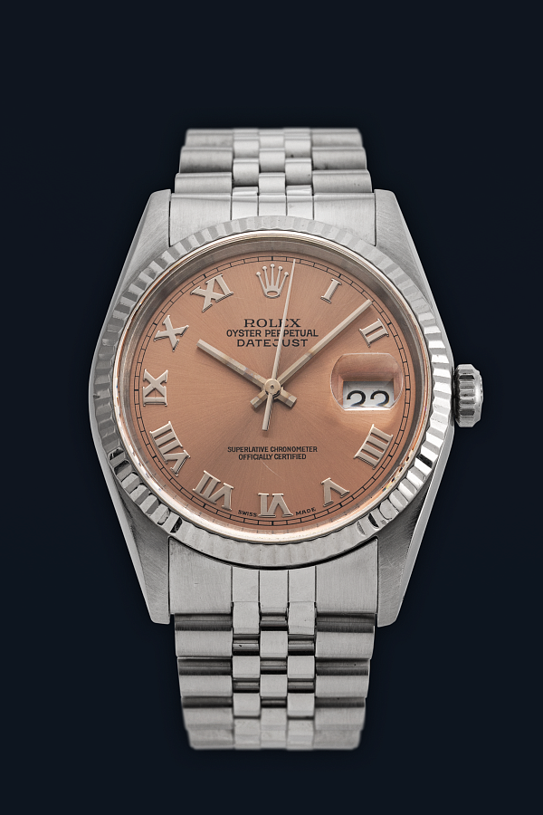 Datejust Salmon Dial Ref. 16234 in Stainless Steel