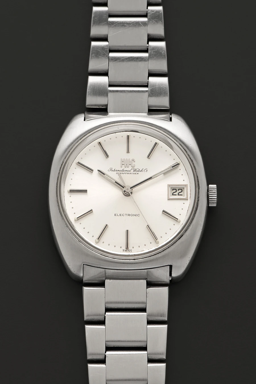 1970s Cushion Case Electronic Tuning Fork Watch