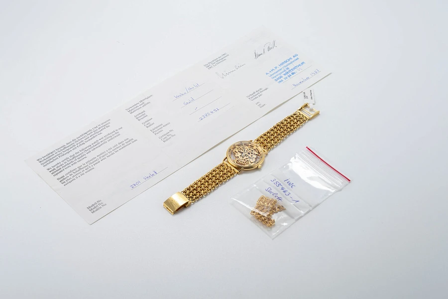Portofino Skeleton Ref. 2701 in 18k Yellow Gold