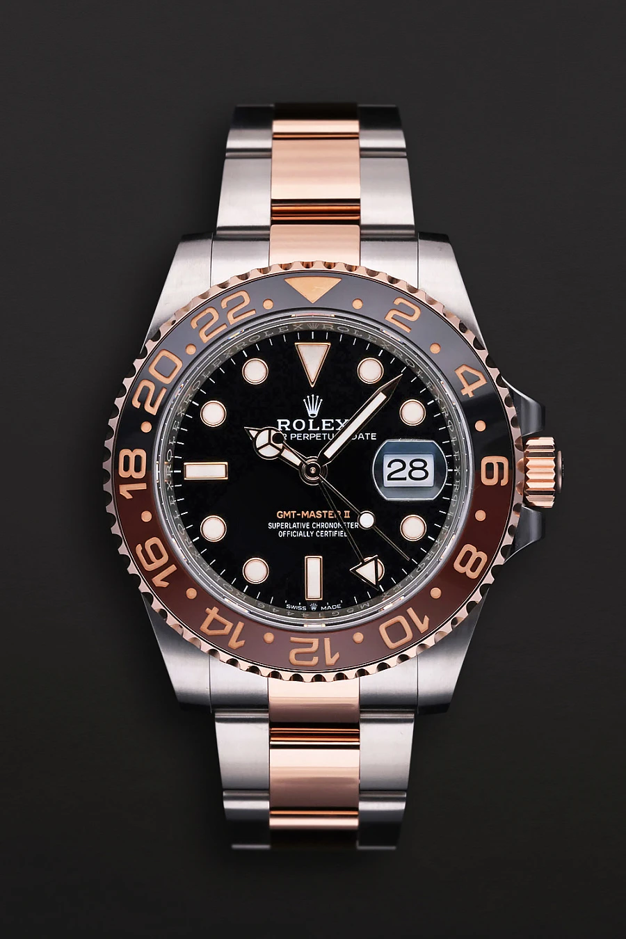 GMT-Master II 126711 ‘Rootbeer’ Everose Rolesor Original Bucherer Invoice