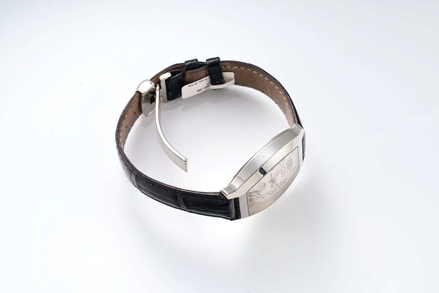 Hours of the World Tonneau in Stainless Steel