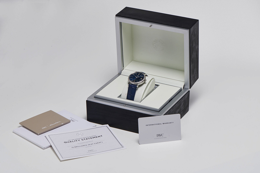 Portofino Ref. IW458111 in Stainless Steel with Diamonds