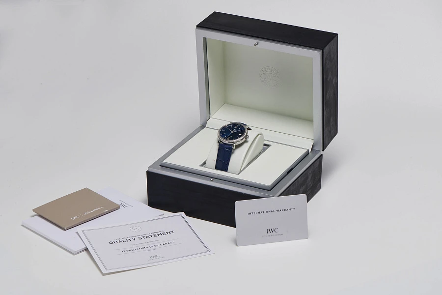 Portofino Ref. IW458111 in Stainless Steel with Diamonds