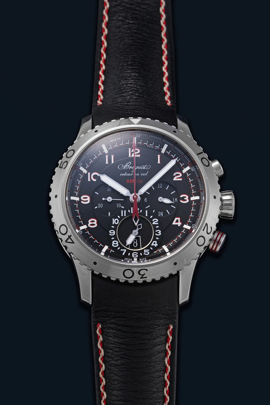 Type XXII 10Hz Chronograph GMT Ref. 3880 in Stainless Steel