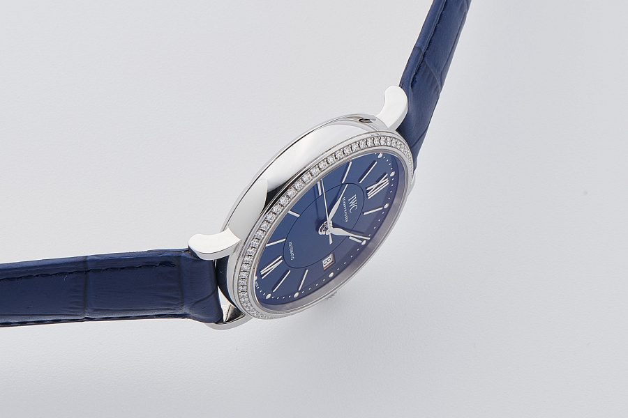 Portofino Ref. IW458111 in Stainless Steel with Diamonds