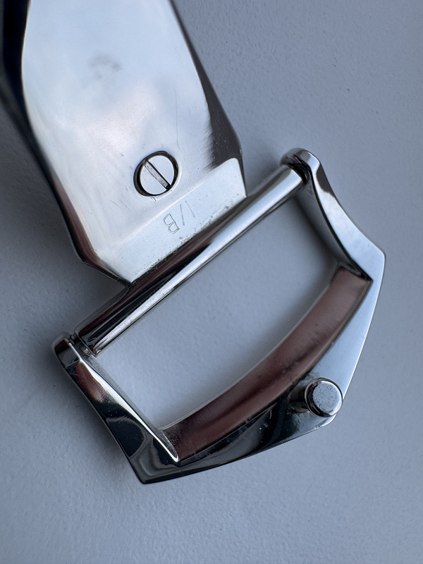 16mm Chevron-style Deployment Clasp in Platinum 950