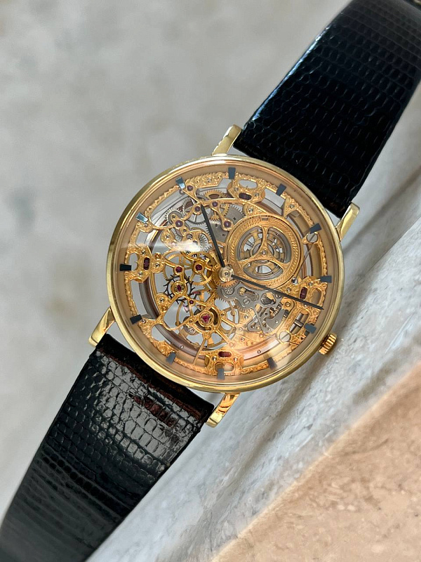 Classique Skeleton 5442 Yellow Gold