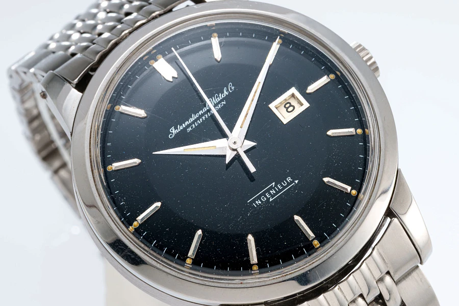 Ingenieur with Black Dial in Stainless Steel