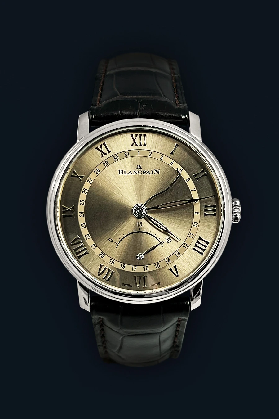 Villeret Ultraplate Seconde Rétrograde White Gold