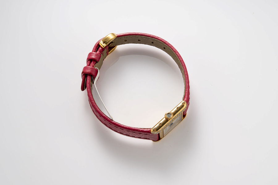 Mini Tank Quartz Ref. 1759 in 18k Yellow Gold