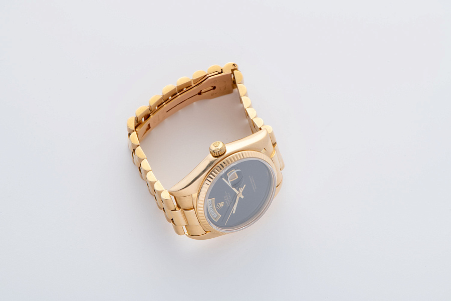 Day-Date Onyx Dial Ref. 18038 in 18k Yellow Gold