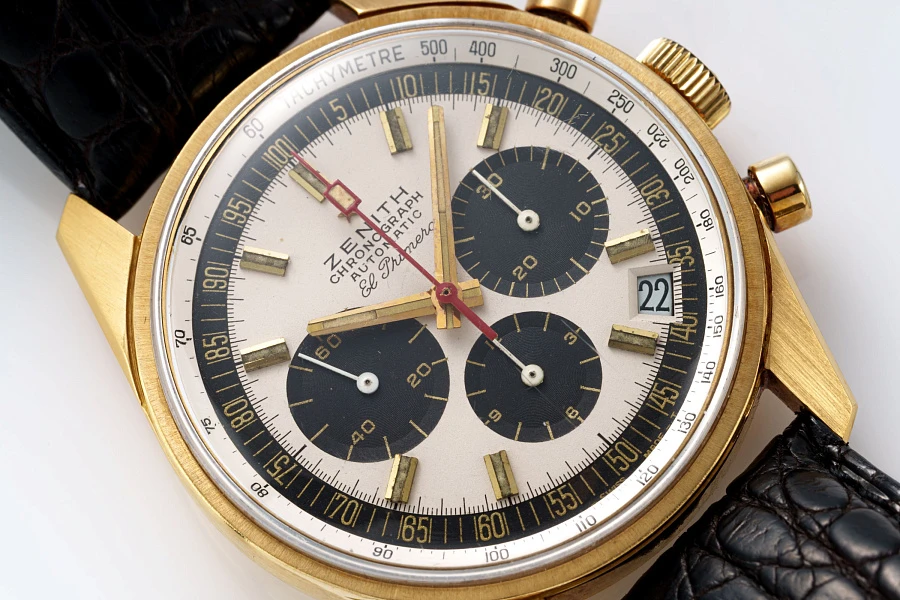 El Primero Chronograph Ref. G381 in 18k Yellow Gold