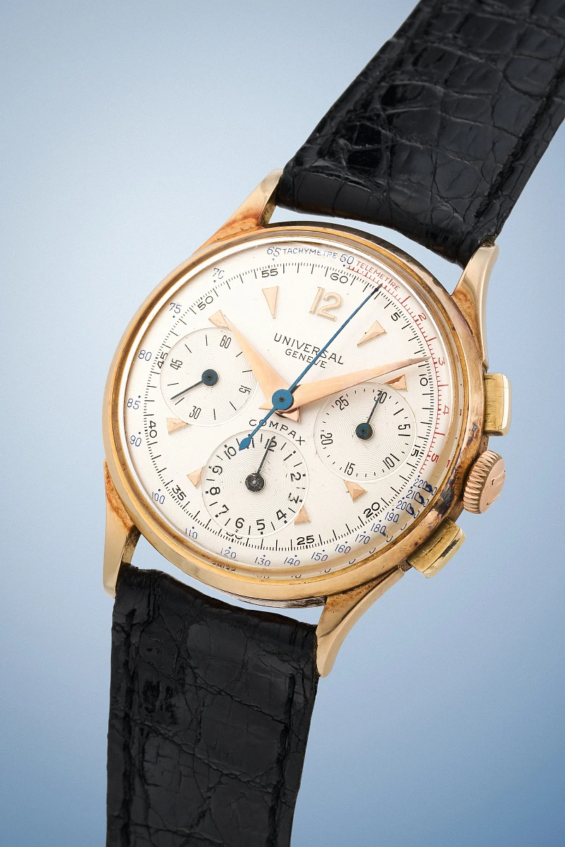 Compax Chronograph Ref. 12281 in 18k Rose Gold