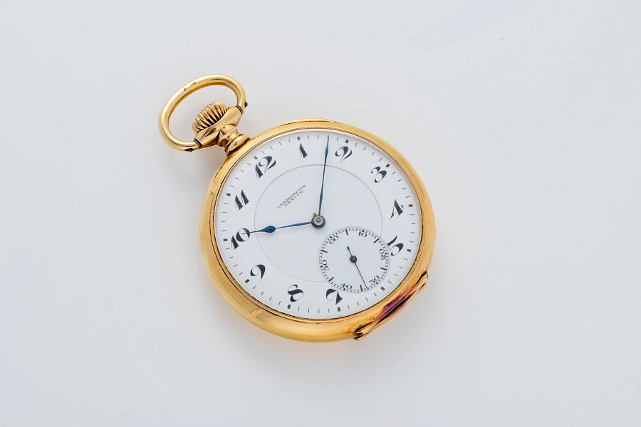 Pocket Watch 18K Yellow Gold