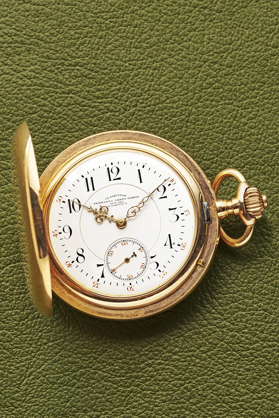 Glashütter Präzisions-Uhren-Fabrik Hunter Case Pocket Watch