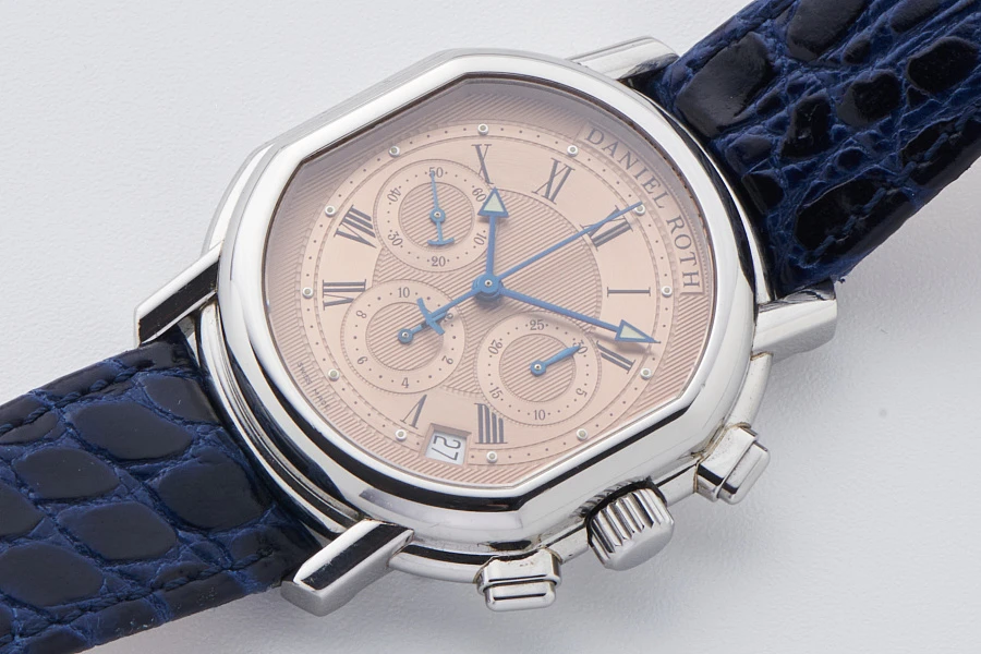 El Primero Chronograph Ref. 247 with Salmon Dial in Stainless Steel