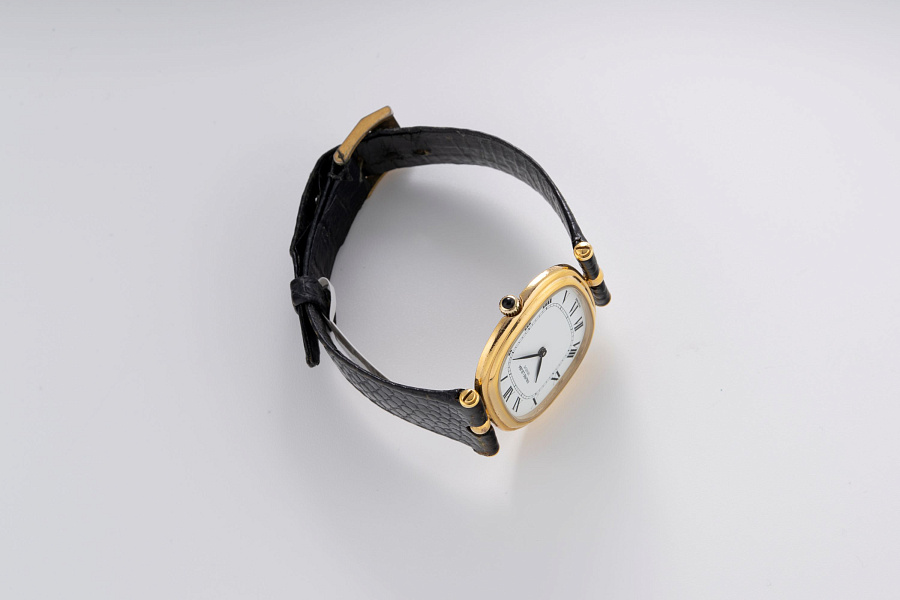 TV-Dial Dress Watch Ref. 111 in Gold Plated Stainless Steel