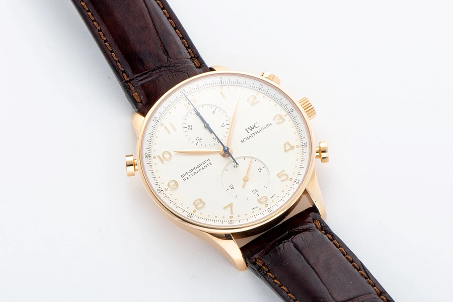 Portuguese Chronograph Rattrapante Ref. IW371203 in 18k Rose Gold
