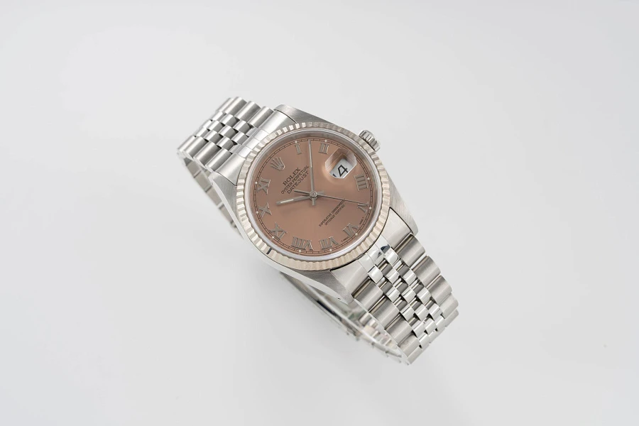 Salmon Dial Datejust Ref. 16234 in Stainless Steel
