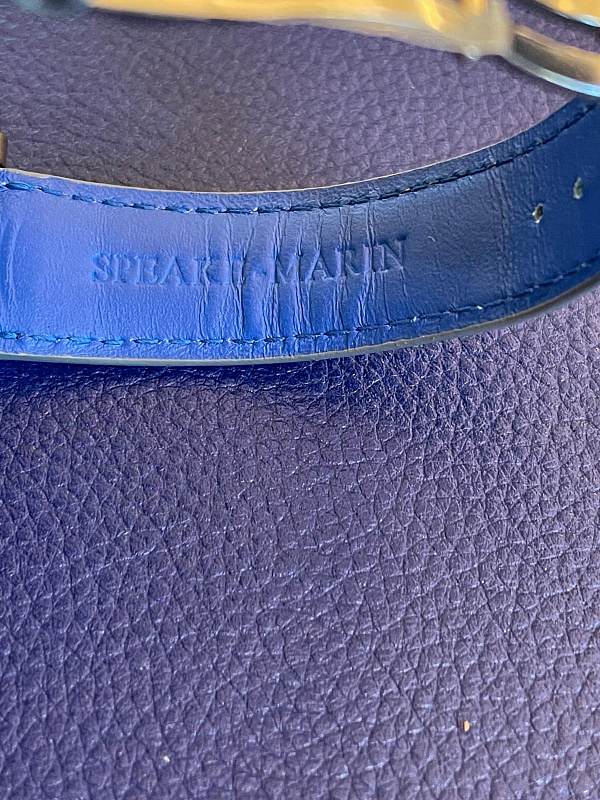 One & Two Academic Metallic Blue Titanium