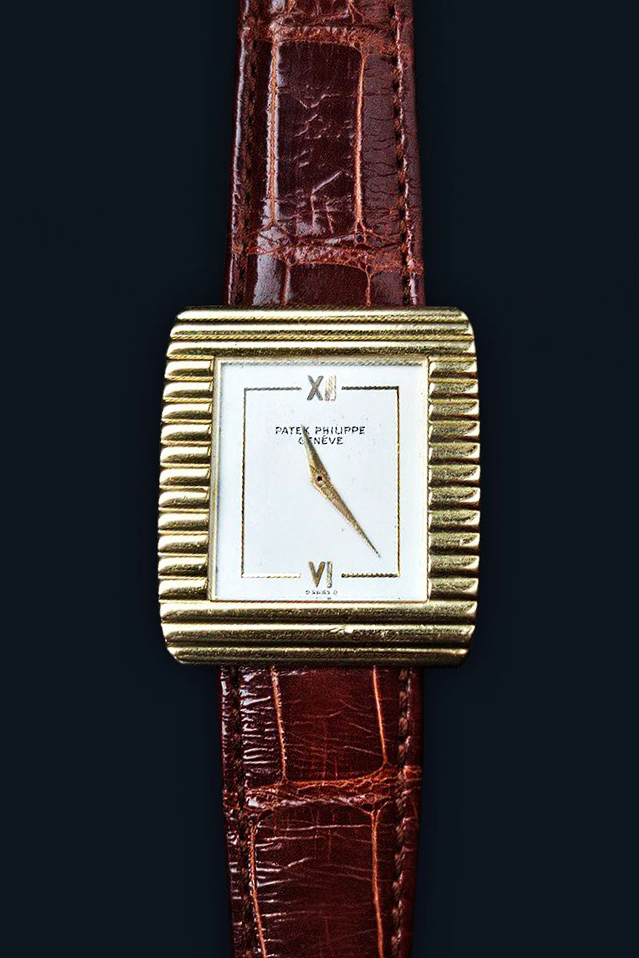 Vintage Gondolo 3733 in Yellow Gold, White Dial