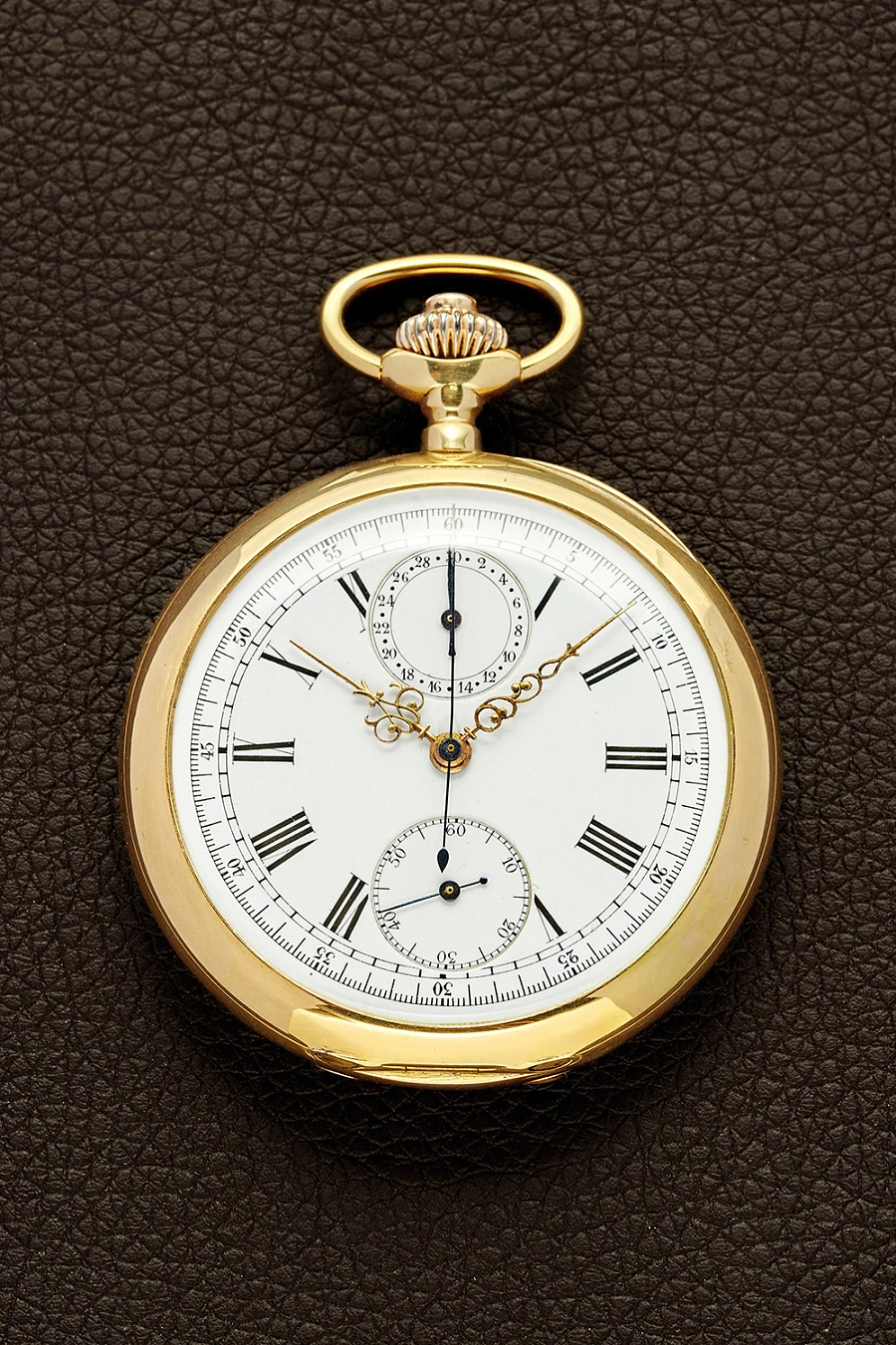 Open Face Chronograph Pocket Watch