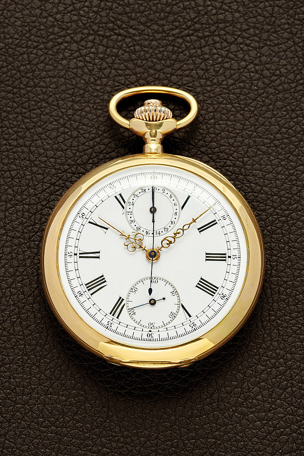 Open Face Chronograph Pocket Watch