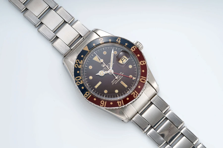 GMT Master Ref. 6542 with Bakelite Bezel in Stainless Steel
