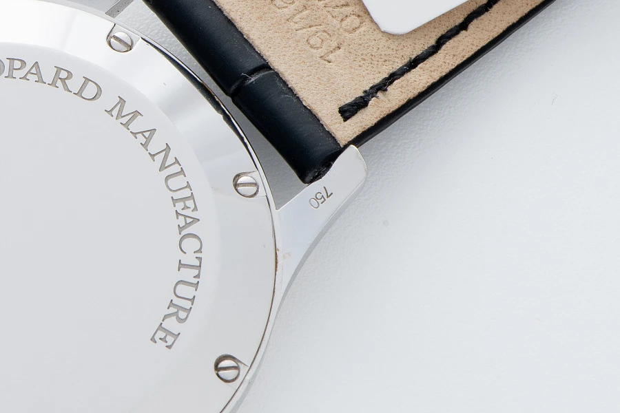 L.U.C Ultra Thin Watch with Micro Rotor Ref. 16/1902 in 18k White Gold