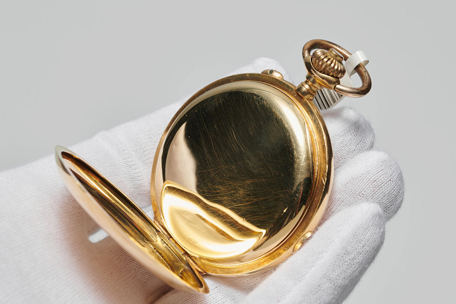 Hunter Case Pocket Watch Chronograph