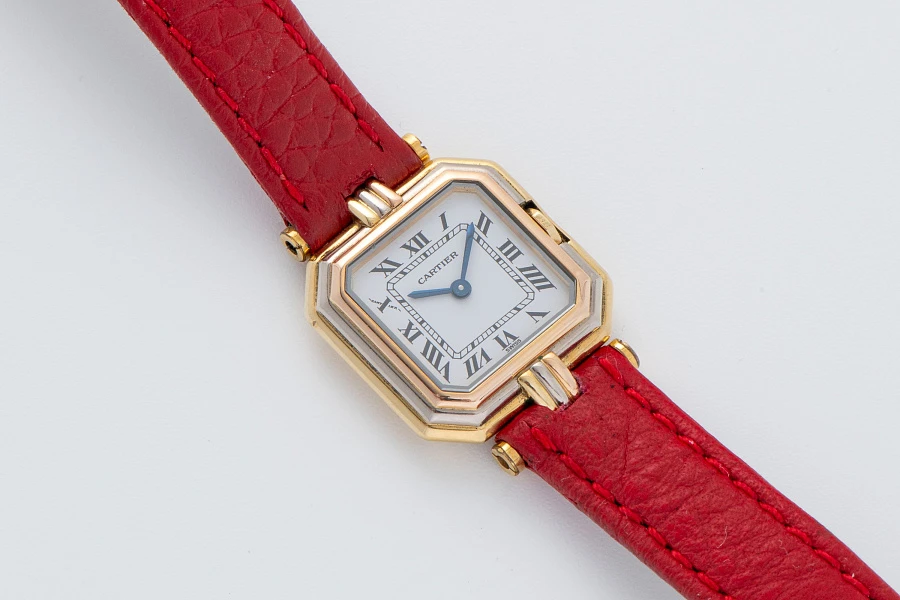 Ceinture Trinity Ref. 66002 in 18k Rose, White, and Yellow Gold