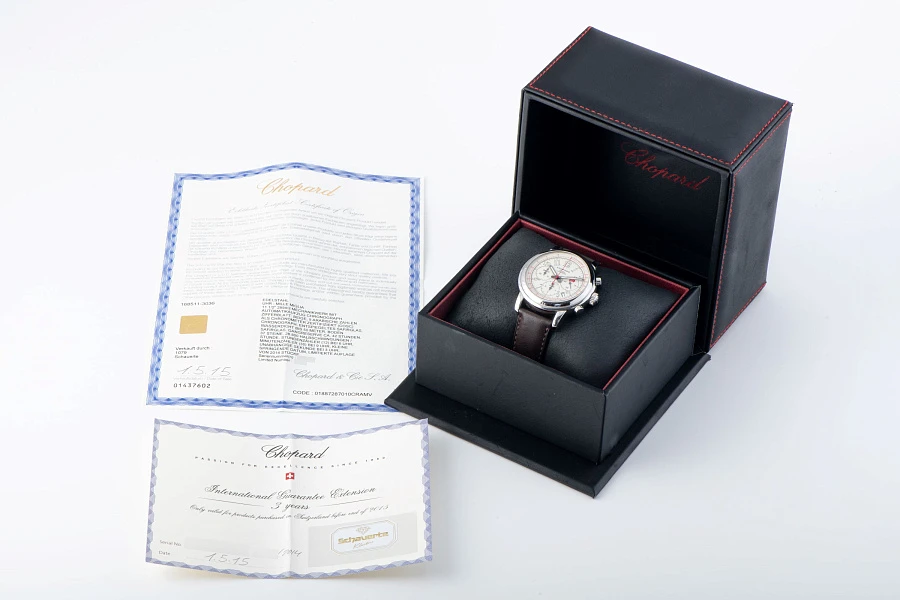 White Dial Mille Miglia Limited Edition Ref. 8511 in Stainless Steel