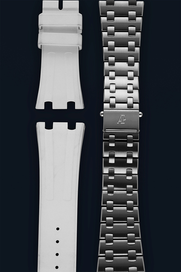 26283ST.OO Audemars Piguet Rubber Strap and Stainless Steel Bracelet